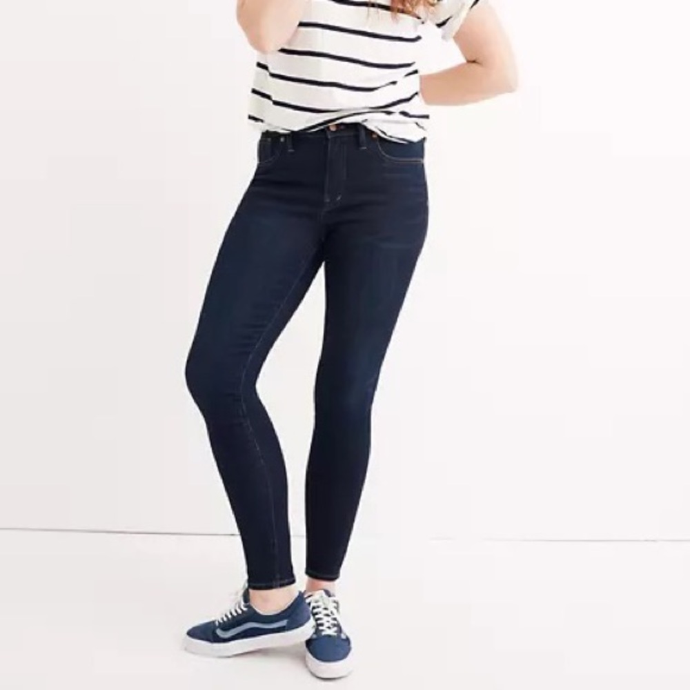 ❌SOLD❌ 9” High Rise Skinny Madewell Jeans Sz 28 - Picture 1 of 9